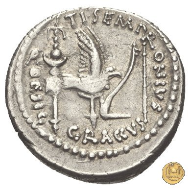 525/4 - denario Ti. Sempronius Gracchus 40 BC (Roma)