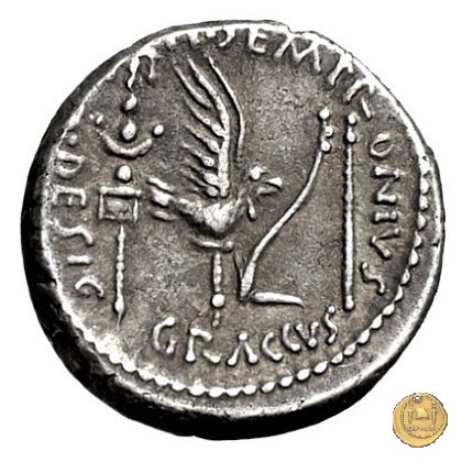 525/4 - denario Ti. Sempronius Gracchus 40 BC (Roma)