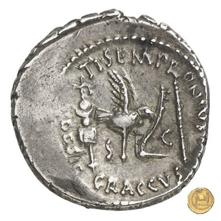 525/4 - denario Ti. Sempronius Gracchus 40 BC (Roma)