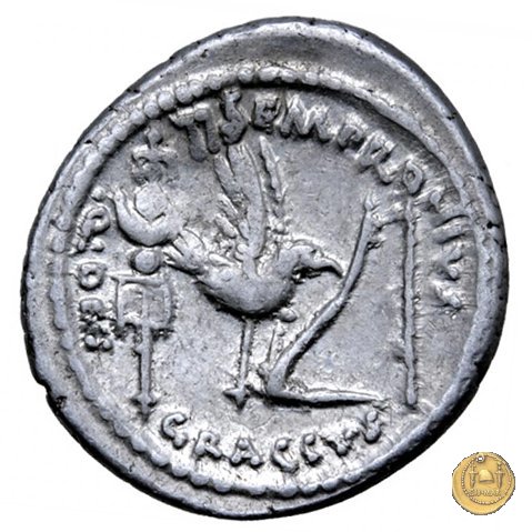 525/4 - denario Ti. Sempronius Gracchus 40 BC (Roma)