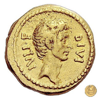 526/1 - aureo C. Iulius Caesar Octavianus / Q. Voconius Vitulus 40 BC (Roma)