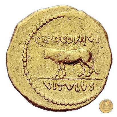 526/1 - aureo C. Iulius Caesar Octavianus / Q. Voconius Vitulus 40 BC (Roma)