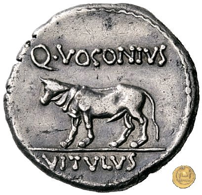 526/2 - denario Q. Voconius Vitulus 40 BC (Roma)