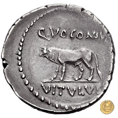 526/2 - denario Q. Voconius Vitulus 40 BC (Roma)