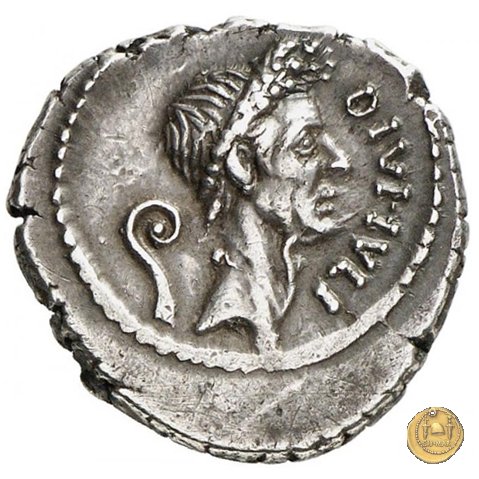 526/2 - denario Q. Voconius Vitulus 40 a.C. (Roma)