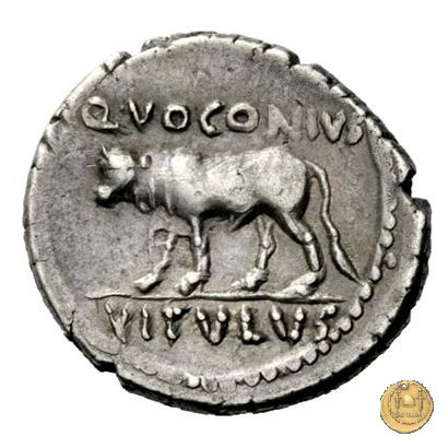 526/2 - denario Q. Voconius Vitulus 40 BC (Roma)