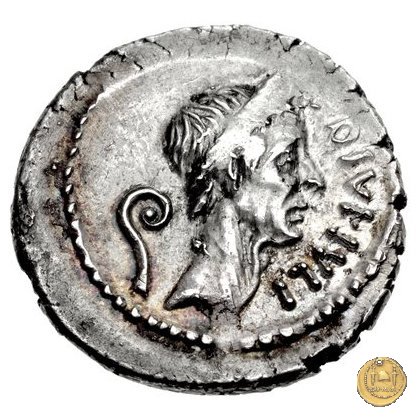 526/2 - denario Q. Voconius Vitulus 40 BC (Roma)