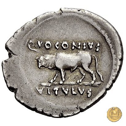 526/2 - denario Q. Voconius Vitulus 40 BC (Roma)