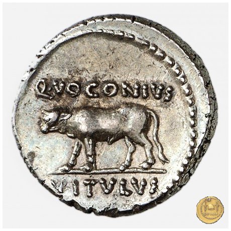 526/2 - denario Q. Voconius Vitulus 40 BC (Roma)