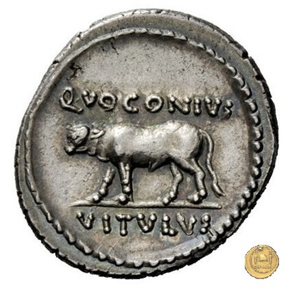 526/2 - denario Q. Voconius Vitulus 40 BC (Roma)