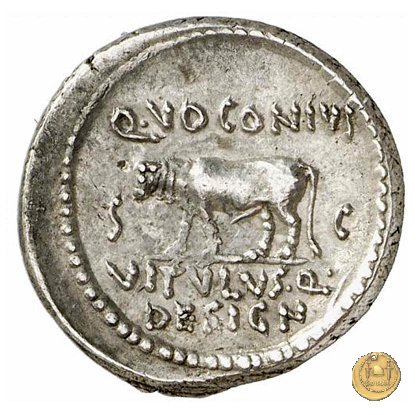 526/4 - denario Q. Voconius Vitulus 40 BC (Roma)