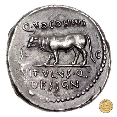 526/4 - denario Q. Voconius Vitulus 40 BC (Roma)