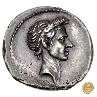 526/4 - denario Q. Voconius Vitulus 40 BC (Roma)