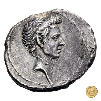 526/4 - denario Q. Voconius Vitulus 40 BC (Roma)