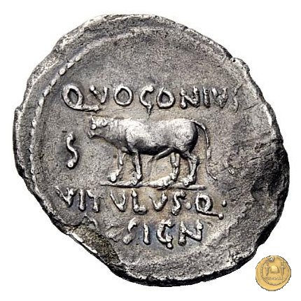 526/4 - denario Q. Voconius Vitulus 40 BC (Roma)