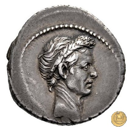 526/4 - denario Q. Voconius Vitulus 40 a.C. (Roma)