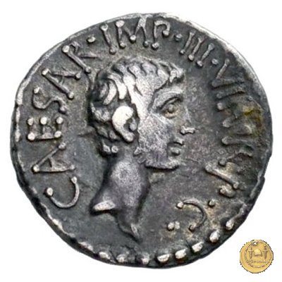 528/2 - denario M. Antonius / C. Iulius Caesar Octavianus 39 BC (Itinerante con M. Antonius)