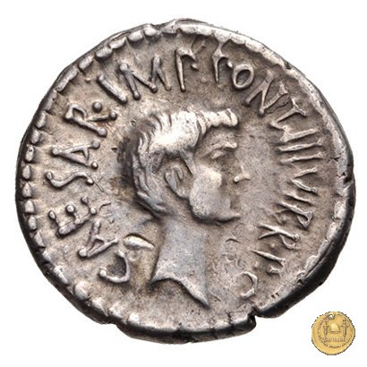 528/3 - denario M. Antonius / C. Iulius Caesar Octavianus 39 BC (Itinerante con M. Antonius)