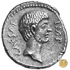 529/2 - denario C. Iulius Caesar Octavianus / M. Antonius 39 BC (Itinerante con Octavianus)