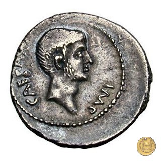 529/2 - denario C. Iulius Caesar Octavianus / M. Antonius 39 BC (Itinerante con Octavianus)