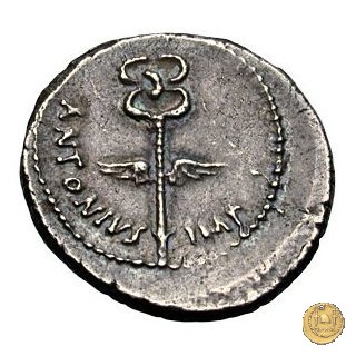 529/2 - denario C. Iulius Caesar Octavianus / M. Antonius 39 BC (Itinerante con Octavianus)