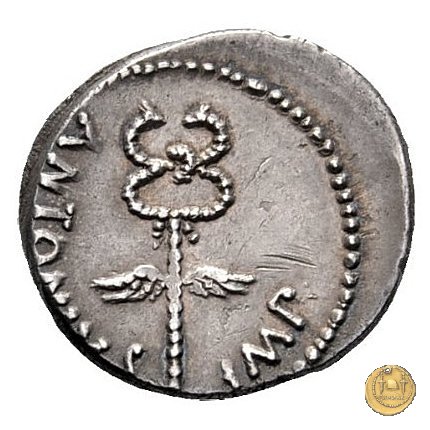 529/2 - denario C. Iulius Caesar Octavianus / M. Antonius 39 BC (Itinerante con Octavianus)