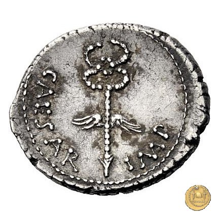 529/3 - denario M. Antonius / C. Iulius Caesar Octavianus 39 BC (Itinerante con Octavianus)