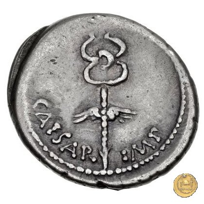 529/3 - denario M. Antonius / C. Iulius Caesar Octavianus 39 BC (Itinerante con Octavianus)