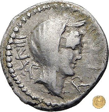 529/4 - quinario C. Iulius Caesar Octavianus / M. Antonius 39 BC (Itinerante con Octavianus)