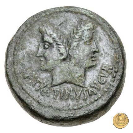 530/1 - asse M. Antonius / L. Sempronius Atratinus 39 BC