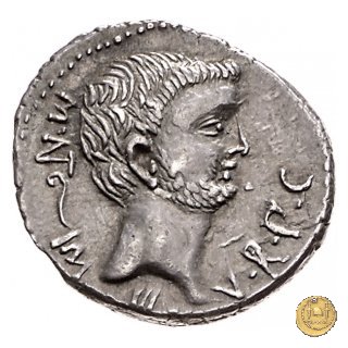 531/1 - denario M. Antonius / P. Ventidius Bassus 39 BC (Est)