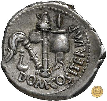 532/1 - denario Cn. Domitius M.f.M.n. Calvinus 39 BC (Osca)