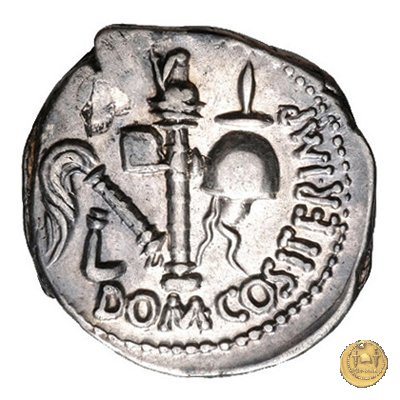 532/1 - denario Cn. Domitius M.f.M.n. Calvinus 39 BC (Osca)