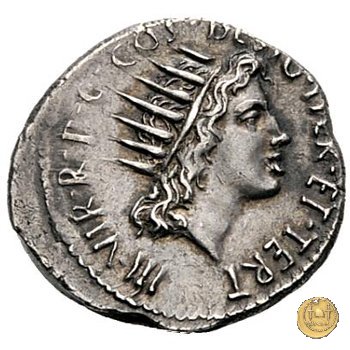 533/2 - denario M. Antonius 38 BC (Itinerante con M. Antonius)