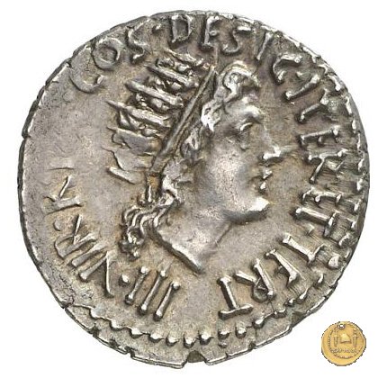 533/2 - denario M. Antonius 38 BC (Itinerante con M. Antonius)