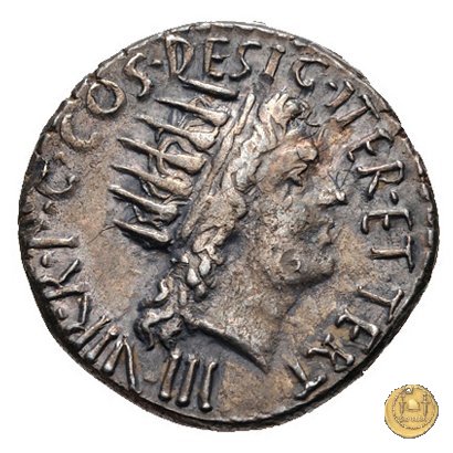 533/2 - denario M. Antonius 38 BC (Itinerante con M. Antonius)