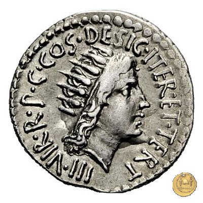 533/2 - denario M. Antonius 38 BC (Itinerante con M. Antonius)