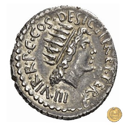 533/2 - denario M. Antonius 38 a.C. (Itinerante con M. Antonius)