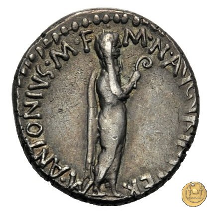 533/2 - denario M. Antonius 38 BC (Itinerante con M. Antonius)