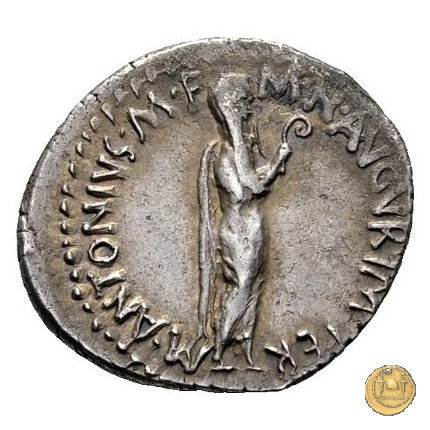 533/2 - denario M. Antonius 38 BC (Itinerante con M. Antonius)