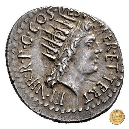 533/2 - denario M. Antonius 38 BC (Itinerante con M. Antonius)