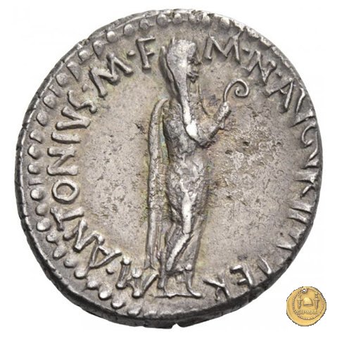 533/2 - denario M. Antonius 38 BC (Itinerante con M. Antonius)