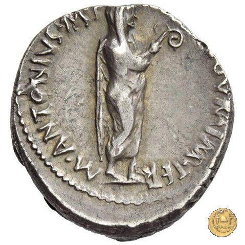 533/2 - denario M. Antonius 38 BC (Itinerante con M. Antonius)