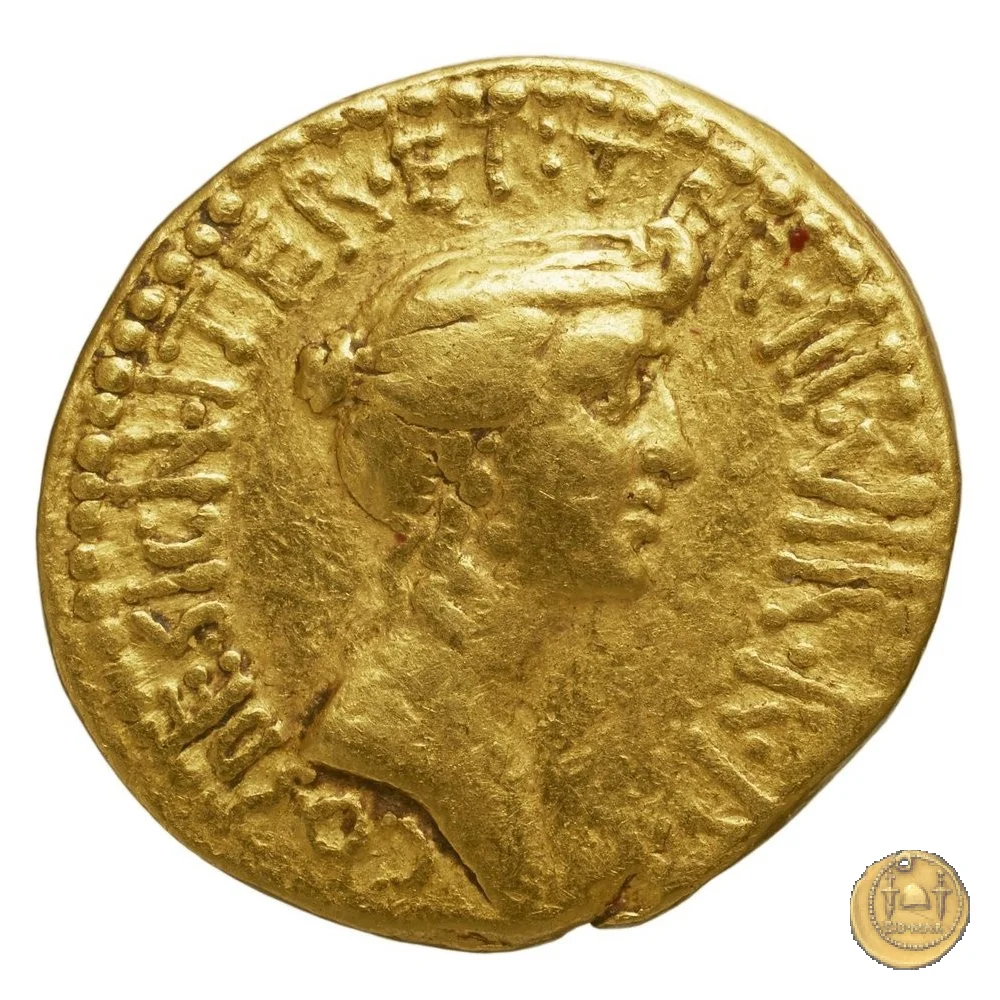 533/3 - aureo M. Antonius / Octavia 38&nbsp;BC (Itinerante con M. Antonius)