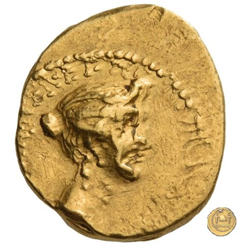 533/3 - aureo M. Antonius / Octavia 38 BC (Itinerante con M. Antonius)