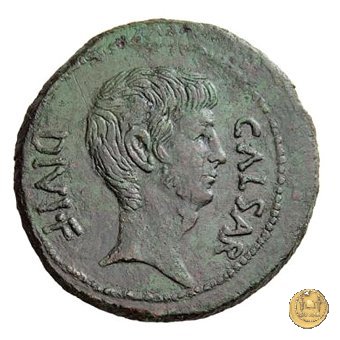 535/1 - bronzo C. Iulius Caesar Octavianus 38 BC (Italia)