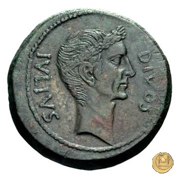 535/1 - bronzo C. Iulius Caesar Octavianus 38 BC (Italia)