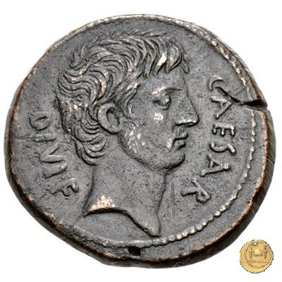 535/1 - bronzo C. Iulius Caesar Octavianus 38 BC (Italia)