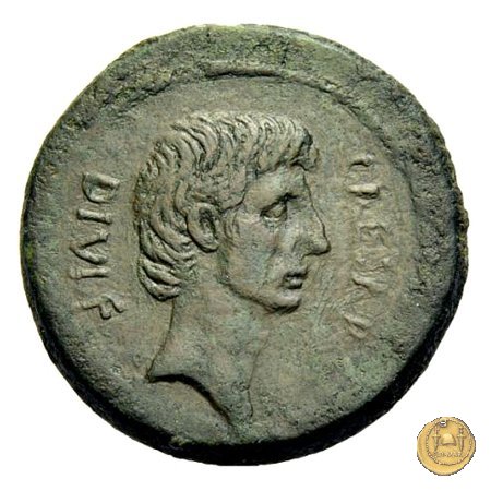 535/1 - bronzo C. Iulius Caesar Octavianus 38 BC (Italia)