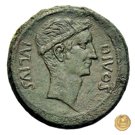 535/1 - bronzo C. Iulius Caesar Octavianus 38 BC (Italia)